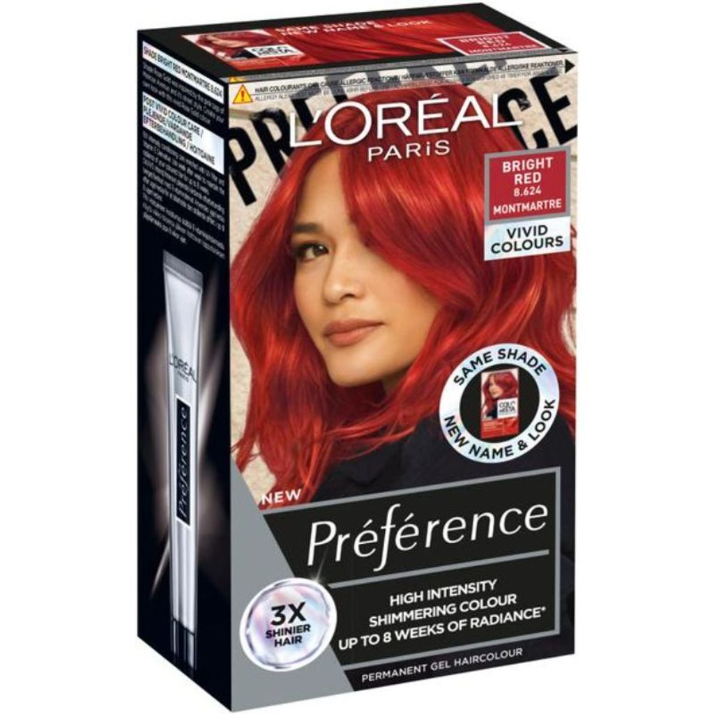 L'Oréal Paris Préférence Vivid Colours 8.624 Rouge vif Image du produit 