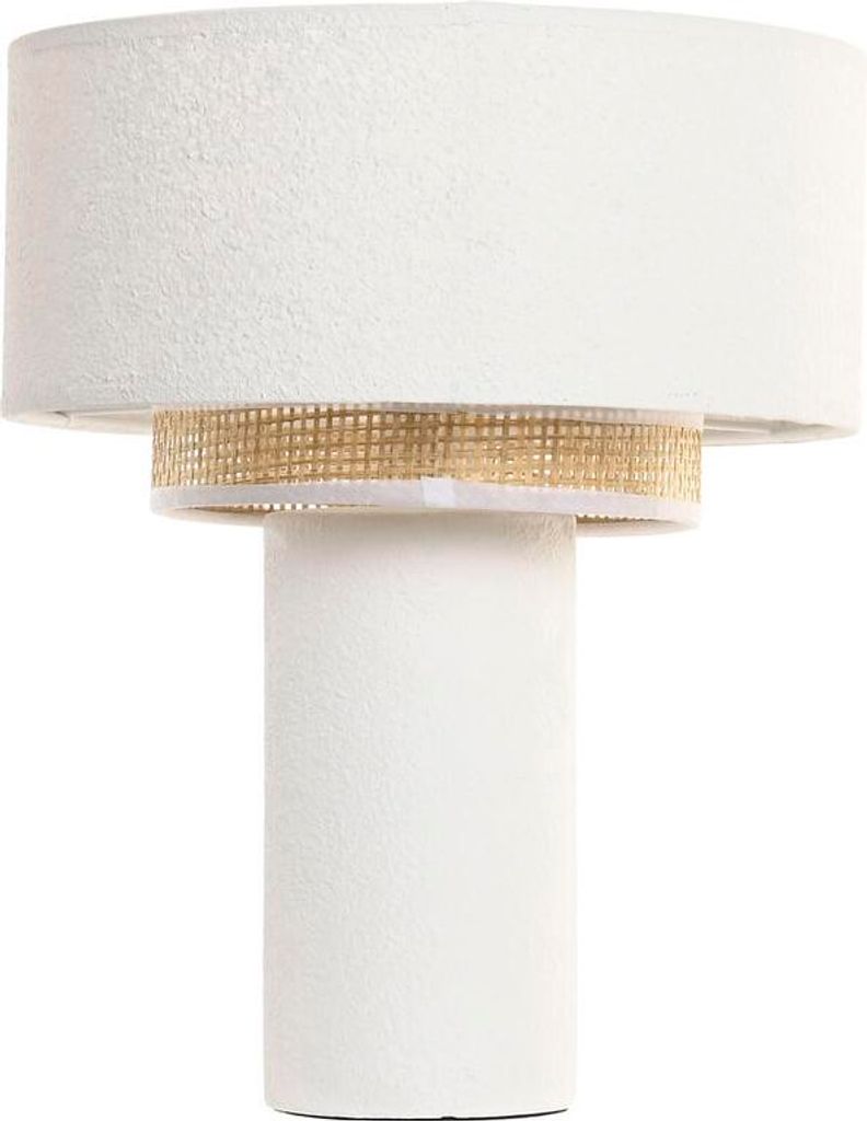 Tischlampe Home ESPRIT Weiß natürlich 50 W 220 V