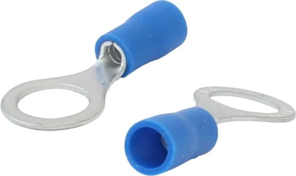 Embouts Annulaires Isolés 1,5-2,5mm M8 Bleus - Sachet de 10 Pièces