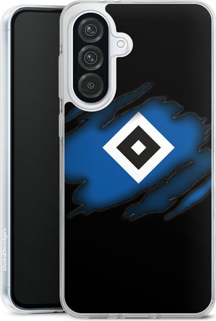 DeinDesign Handyhülle für Samsung Galaxy A56 5G Silikon Hülle Case Smartphone Schutzhülle HSV Hamburger SV Offizielles Lizenzprodukt