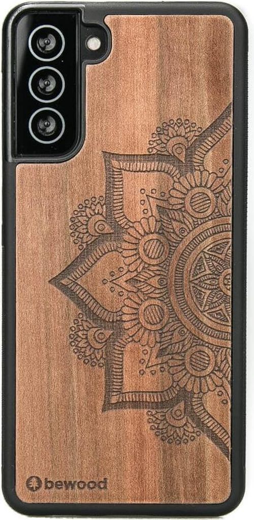 Holzhülle für Samsung Galaxy S21 MANDALA APFELBAUM Produktbild 