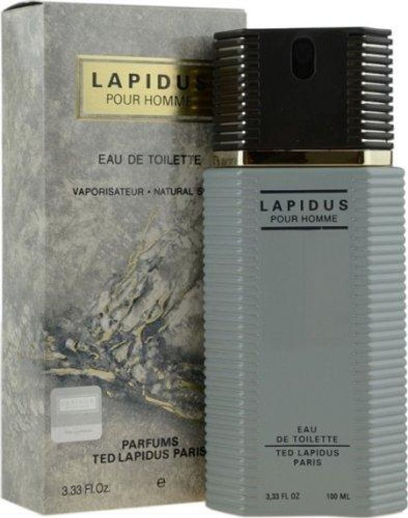 A perfume box and bottle.
