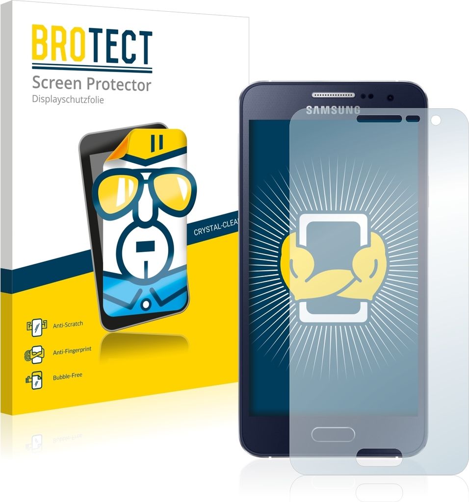 2x Für Samsung Galaxy A3 2015 Schutzfolie BROTECT Displayschutz Display Schutz Folie Klar Transparent