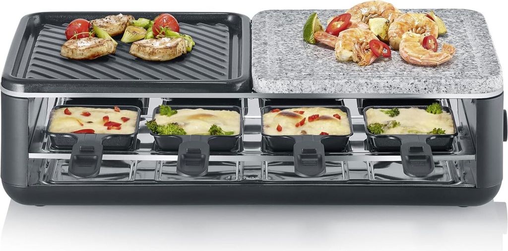 2366 Raclette Black Line 8er m. 1/2 Stein 1/2 Produktbild 