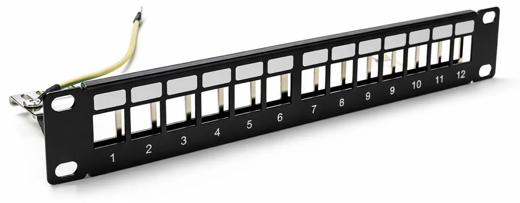 Panneau de brassage 10 pouces STP 12 ports pour organiser votre réseau