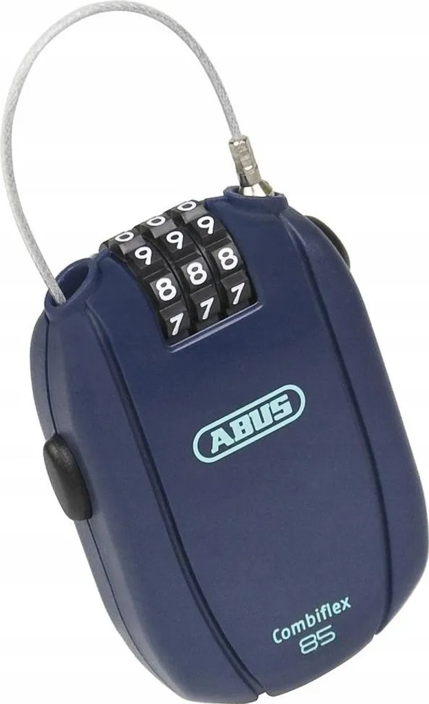 Câble Antivol à Code Rétractable Abus Combiflex Break 85 cm Bleu Minuit