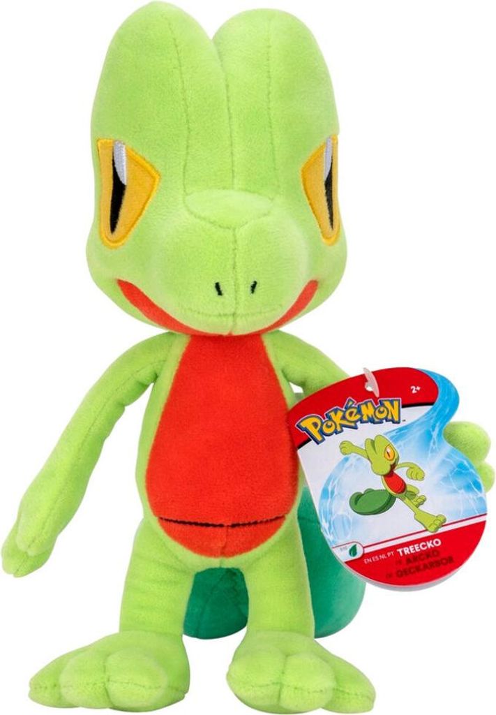 Jazwares Treecko Plüschtier 20 Cm Grün  Grün One Size Produktbild 