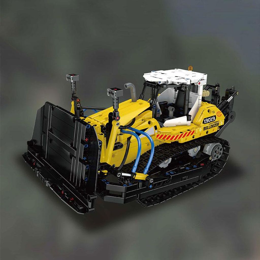 Mould King 19019 Pneumatischer Bulldozer Klemmbausteine Produktbild 