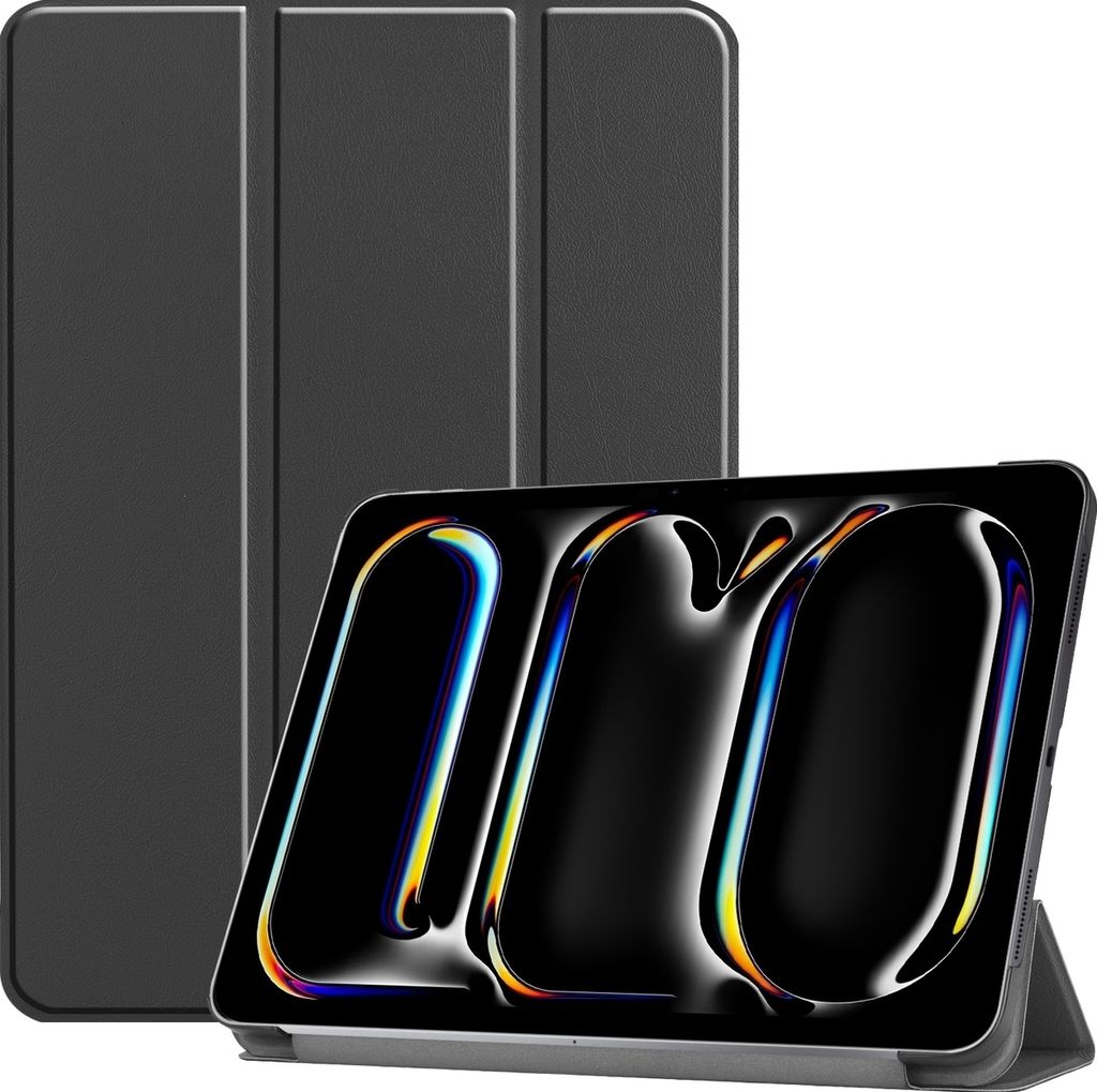 Mobigear Tri-Fold iPad Pro 11 Zoll (2025) Hülle Klapphülle - Schwarz