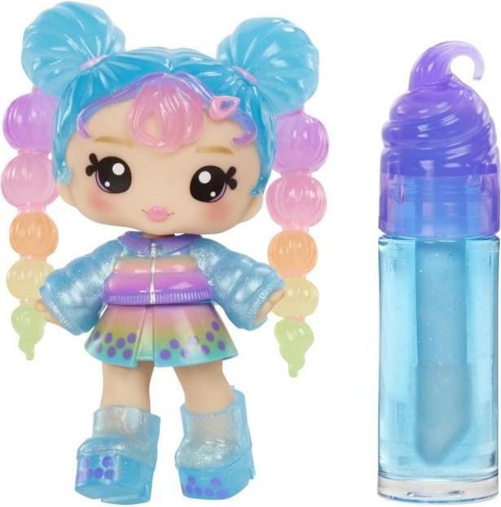 Poupée Yummiland + Gloss Boba Britney, Parfümierter & Glitzernder Gloss, 7 Yummis zum Sammeln, 4+ Jahre