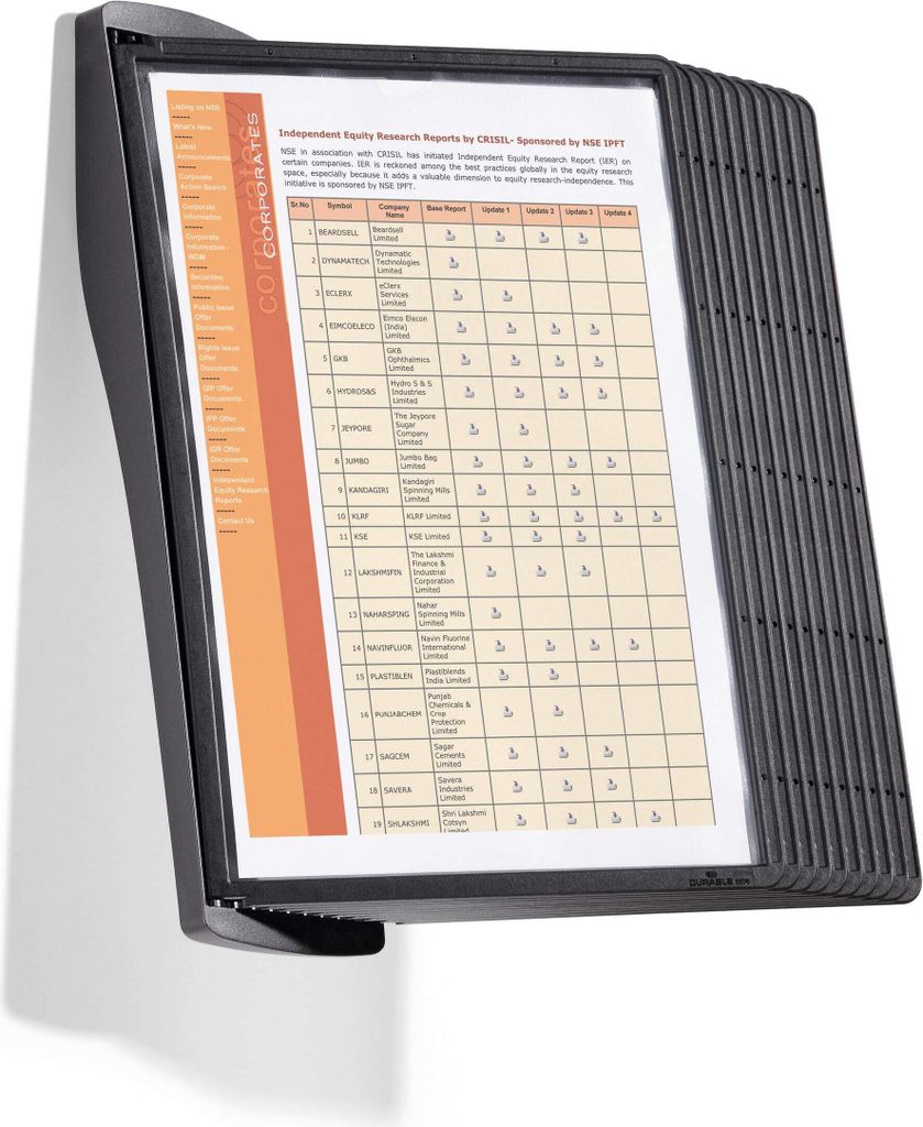 DURABLE System paneli prezentacyjnych SHERPA® STYLE WALL Zdjęcie produktu 