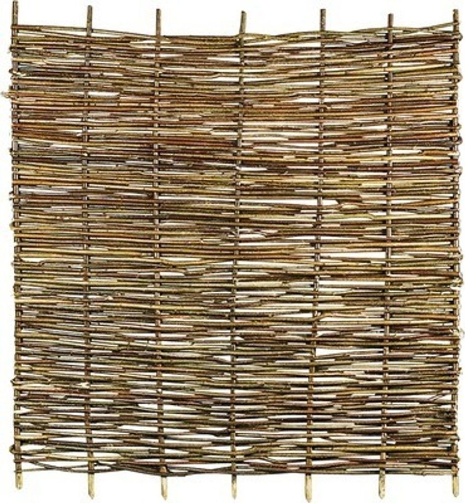 Zaun Hauptelement Konsta Haselnuss 180 x 180 cm grob Produktbild 