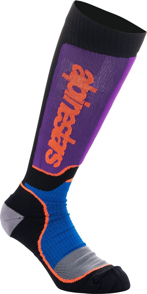 Alpinestars Socken Kinder Mx+ Blk/Pur/B