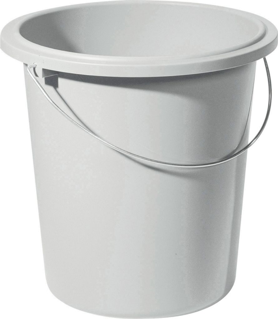 CURVER Eimer 10L, Plastik, Grey, 1.1 x 1.1 cm, 99-Einheiten