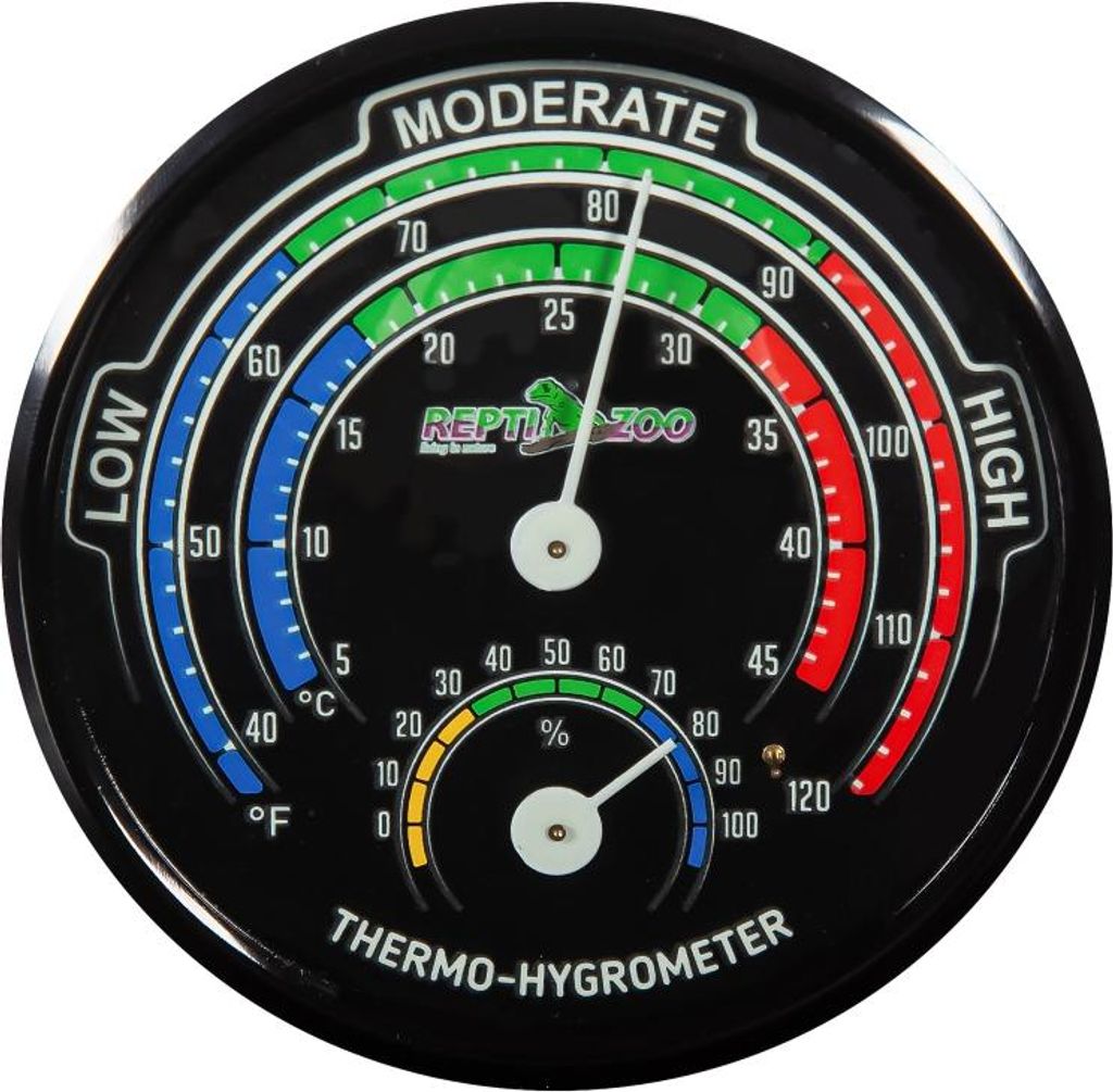 Repti-Zoo Thermomètre / hygromètre éclairé - thermomètre et Image du produit 