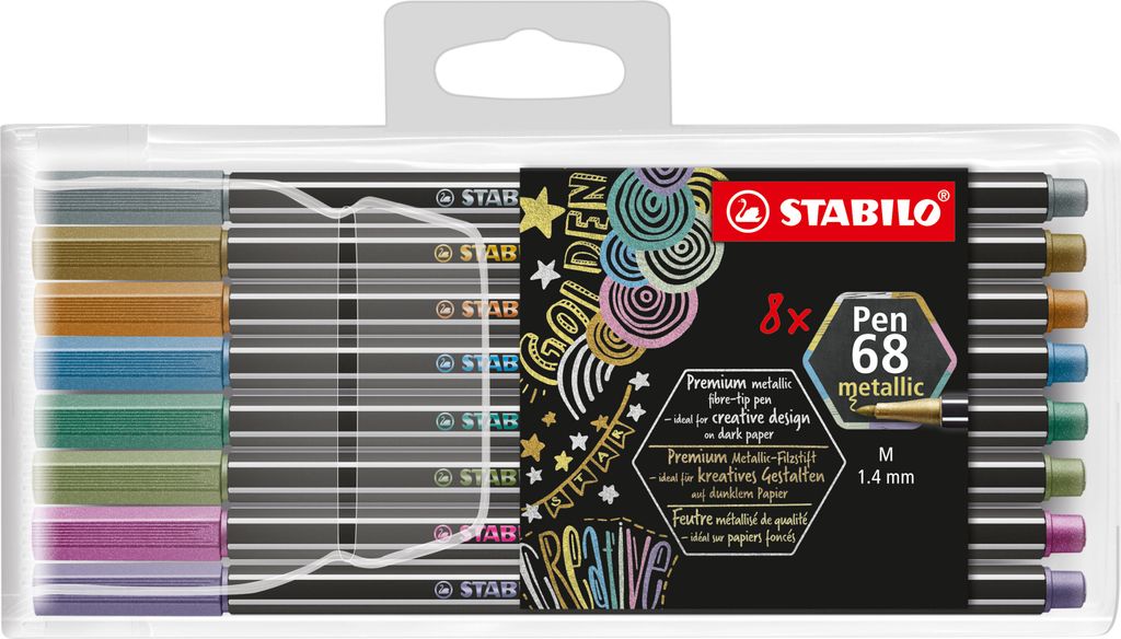 Stylo feutre métallique Premium - STABILO Pen 68 metallic - Image du produit 