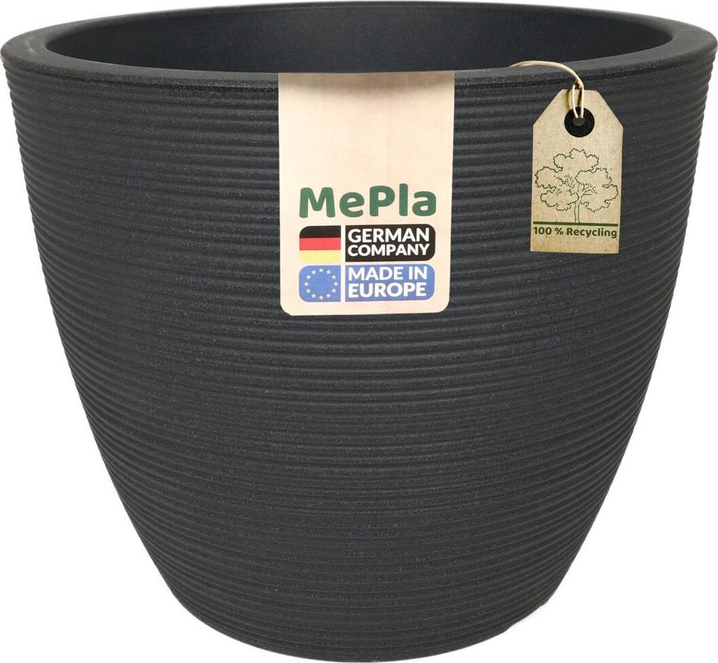 MePla - Pflanzkübel Milano ø 33 anthrazit