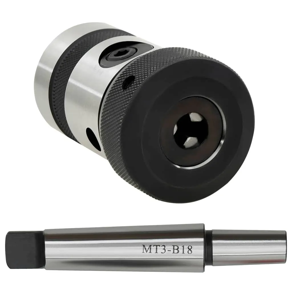 Mandrin B18 vidaXL avec Tige MT3 pour Filetage Intérieur M3-M16 Robuste