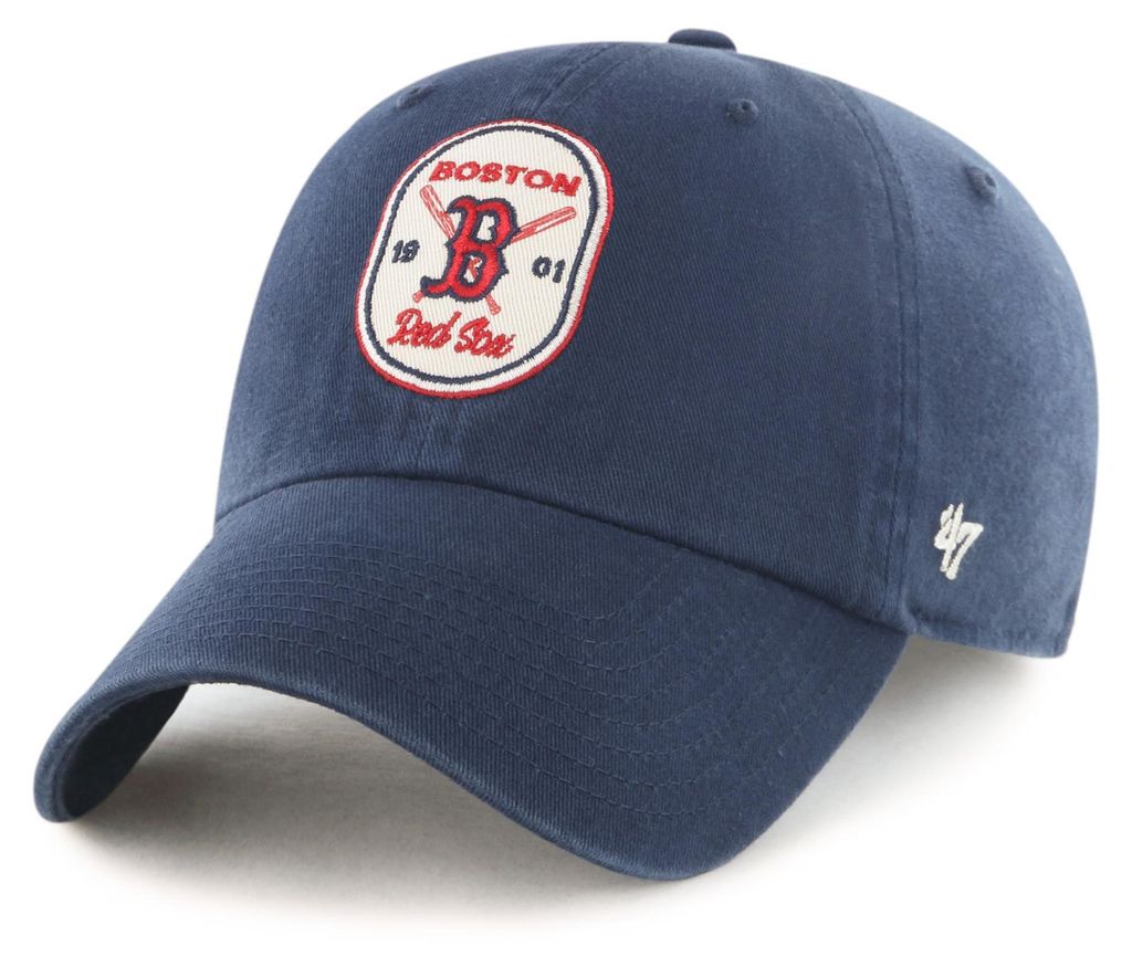 '47 Brand Cap MLB Boston Red Sox Crosspatch '47 CLEAN UP Navy
