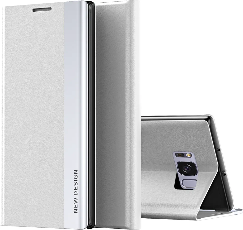 Cover Galaxy S8 Magnetica Bianca | Wallet Case in Pelle Sintetica