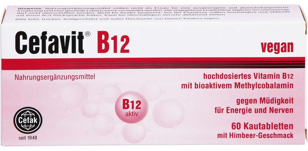 Cefavit B12, 60 St. Tabletten