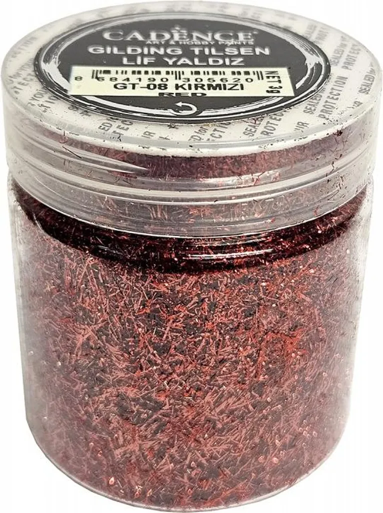 Flocons de dorure rouge GT-08 - Cadence Metallic Snippets ultra brillant