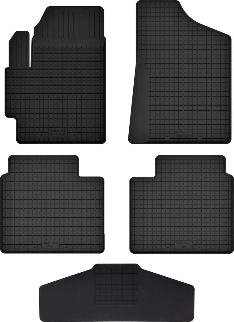 Gummi Fußmatten Set Für: Chrysler Pacifica Ru (2016-) Gummimatten Schwarz