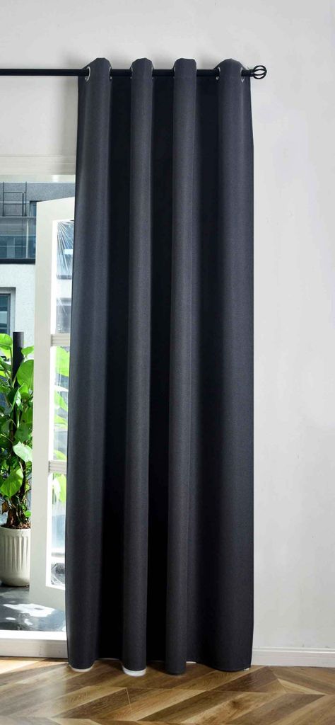 Gardinenbox Verdunkelungsvorhang Ösen Raffhalter HxB Produktbild 