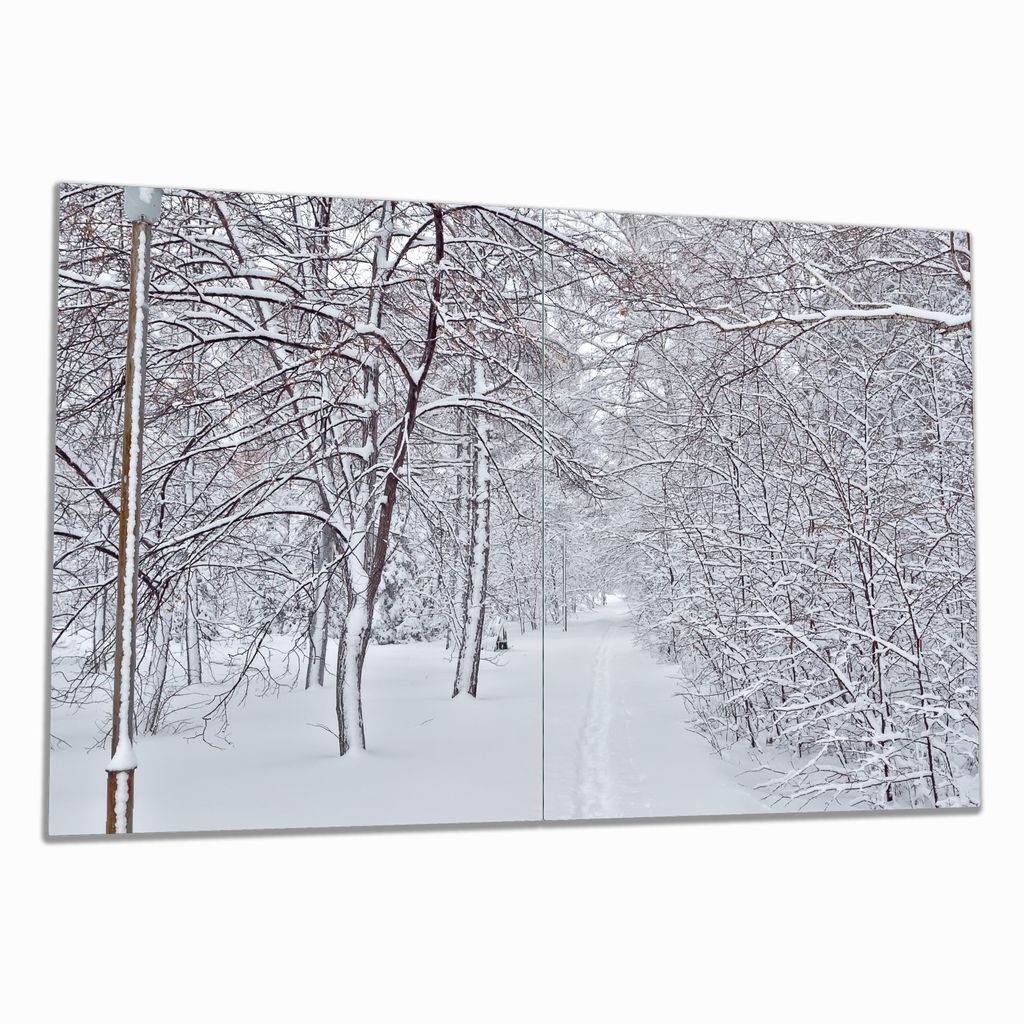 Wallario Herdabdeckplatte aus Glas, Größe 80 x 52 cm Produktbild 