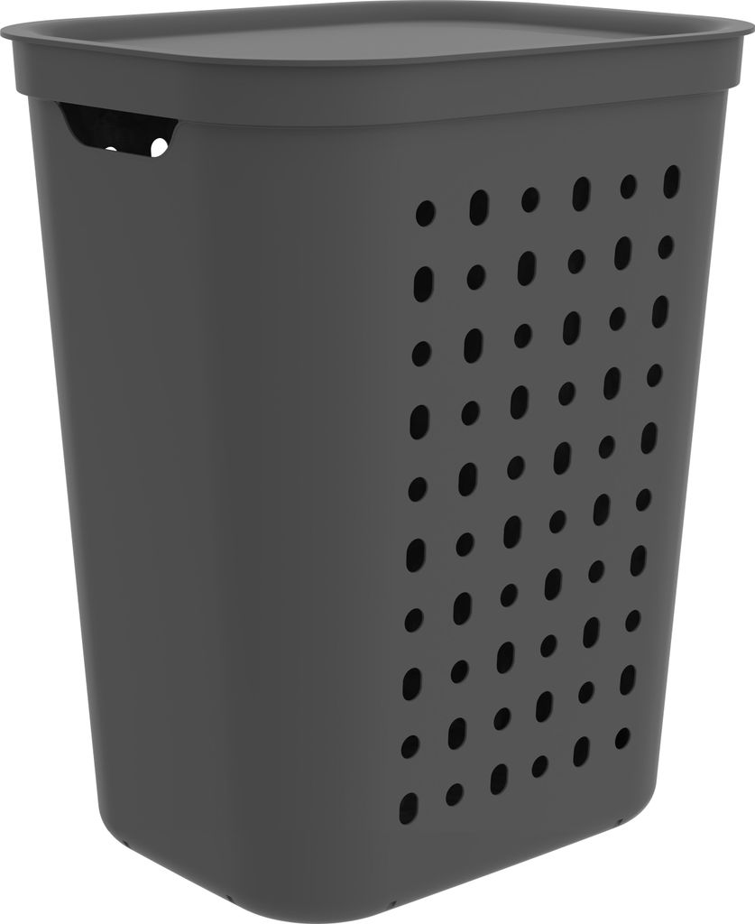 Kosz na pranie Rotho Jona 55 l antracyt mat 1050708853WS Zdjęcie produktu 
