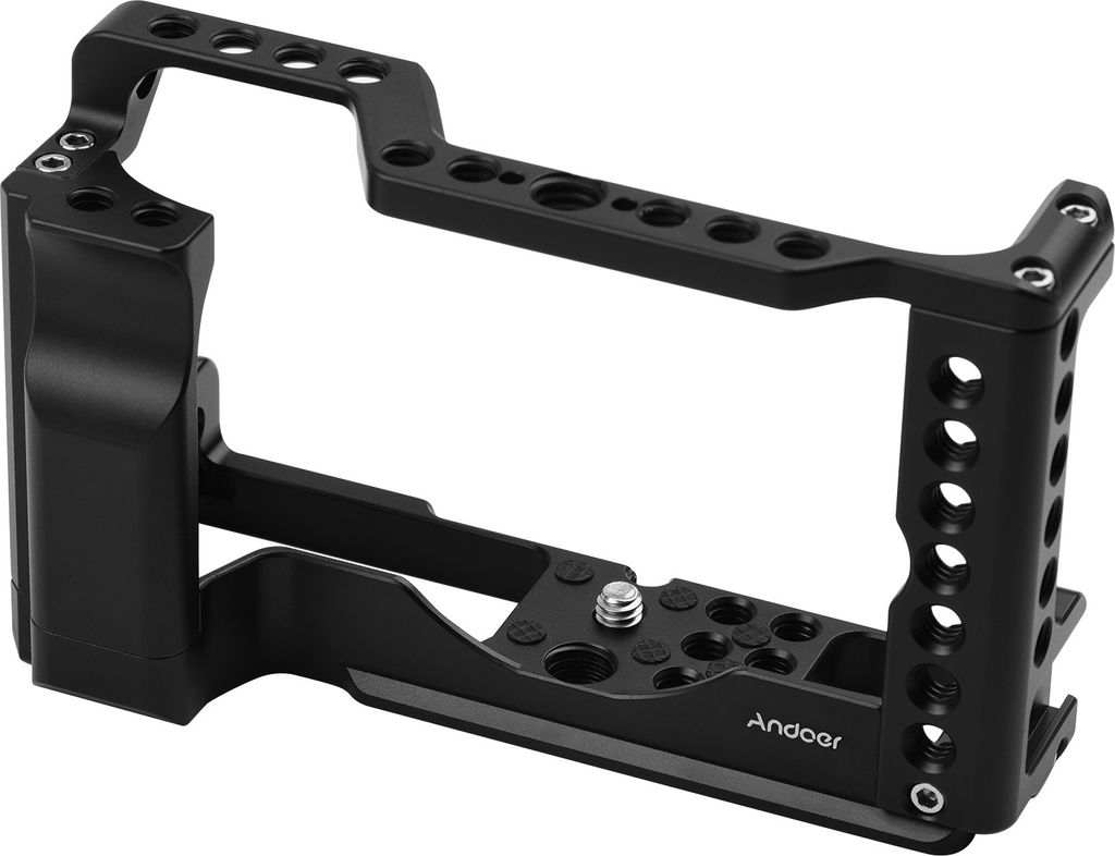 Andoer Video Camera Cage Rig z hliníkové slitiny s držákem Obrázek produktu 