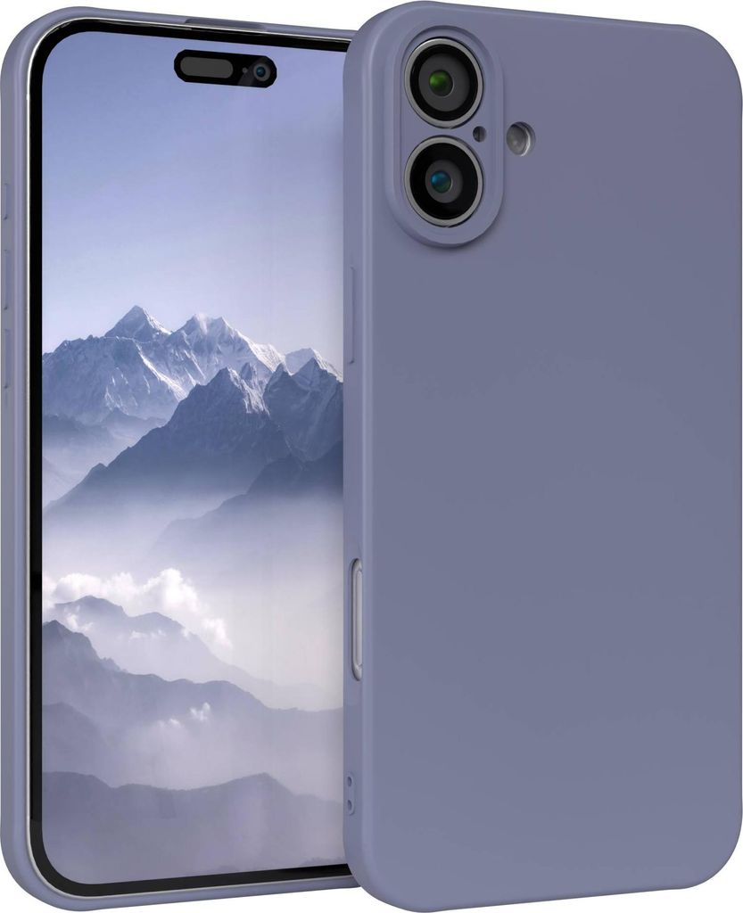 EAZY CASE - TPU Hülle für Apple iPhone 16 Plus, TPU Case stoßfeste Handyhülle, weiches Cover mit Kameraschutz, Silikonhülle in Blau