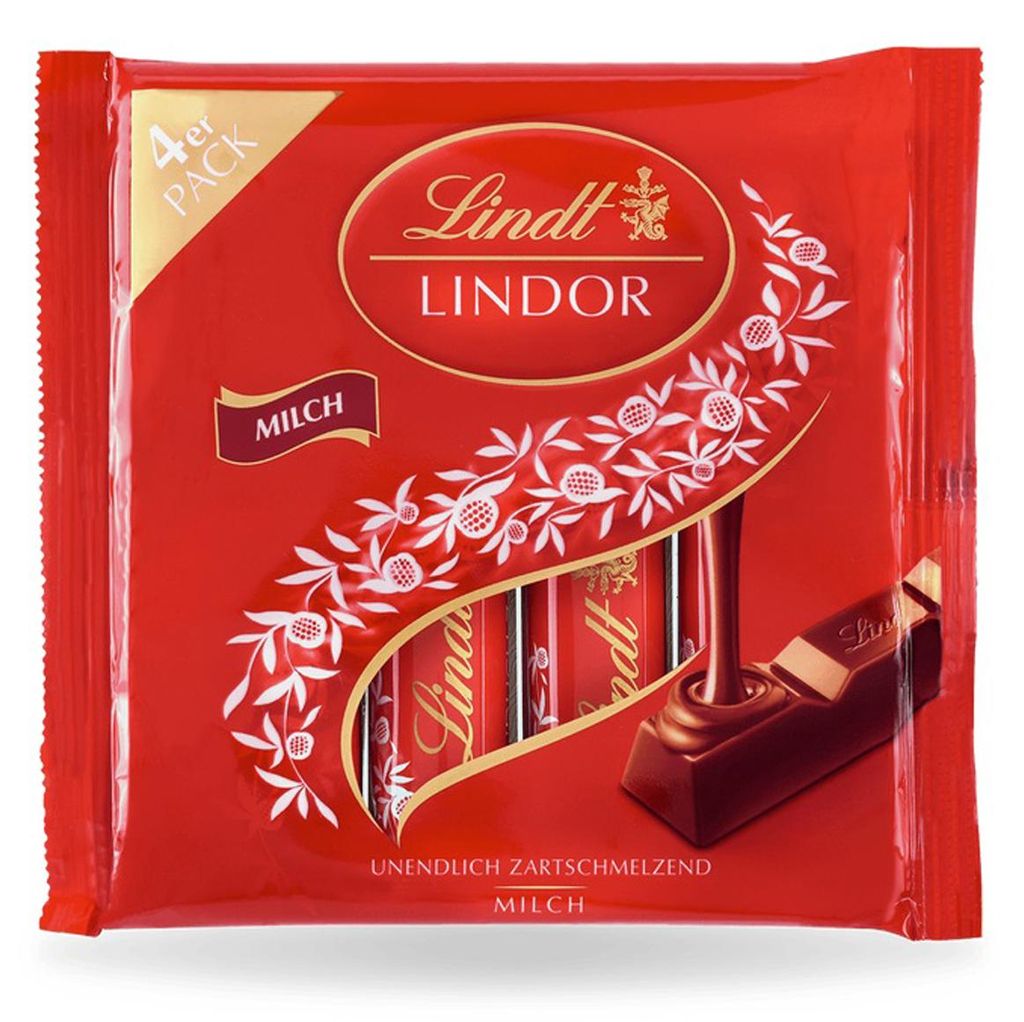 Lindt Lindor Stick Multipack Milch mit zartschmelzender Produktbild 