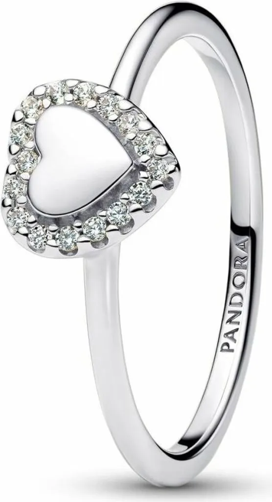 Anello Pandora Timeless Cuore Argento 925 Zirconi - Trend 2024 - 3
