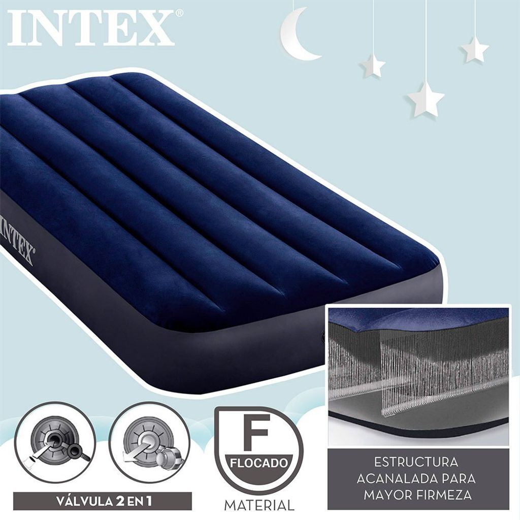 Materac dmuchany 191 x 76 x 25 cm INTEX 64756 Produktbild 6