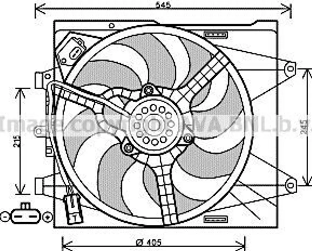 Ventilateur de radiateur pour Fiat 500 et KA : Solution Refroidissement