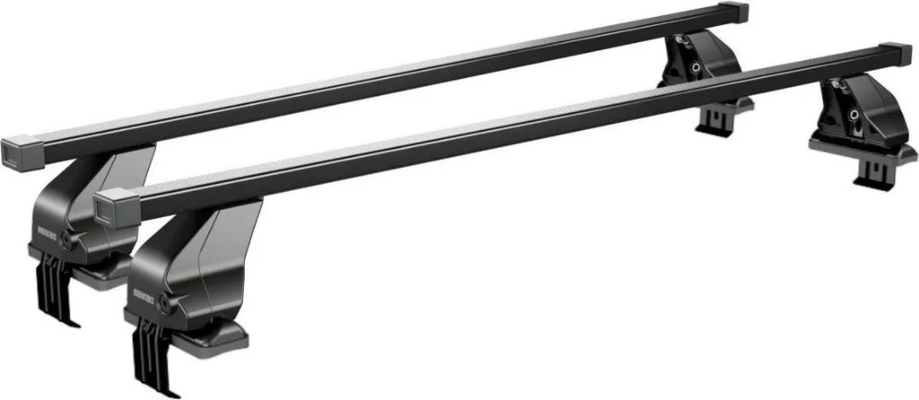 Portapacchi Menabo Omega Nero per Dacia Sandero 2008-2012 - Acciaio 112cm