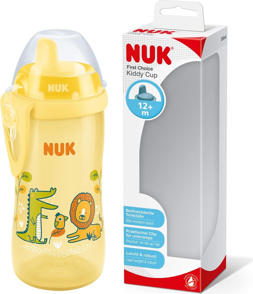 NUK Kiddy Cup mit Löwen-Motiv – -frei & robust für Kinder
