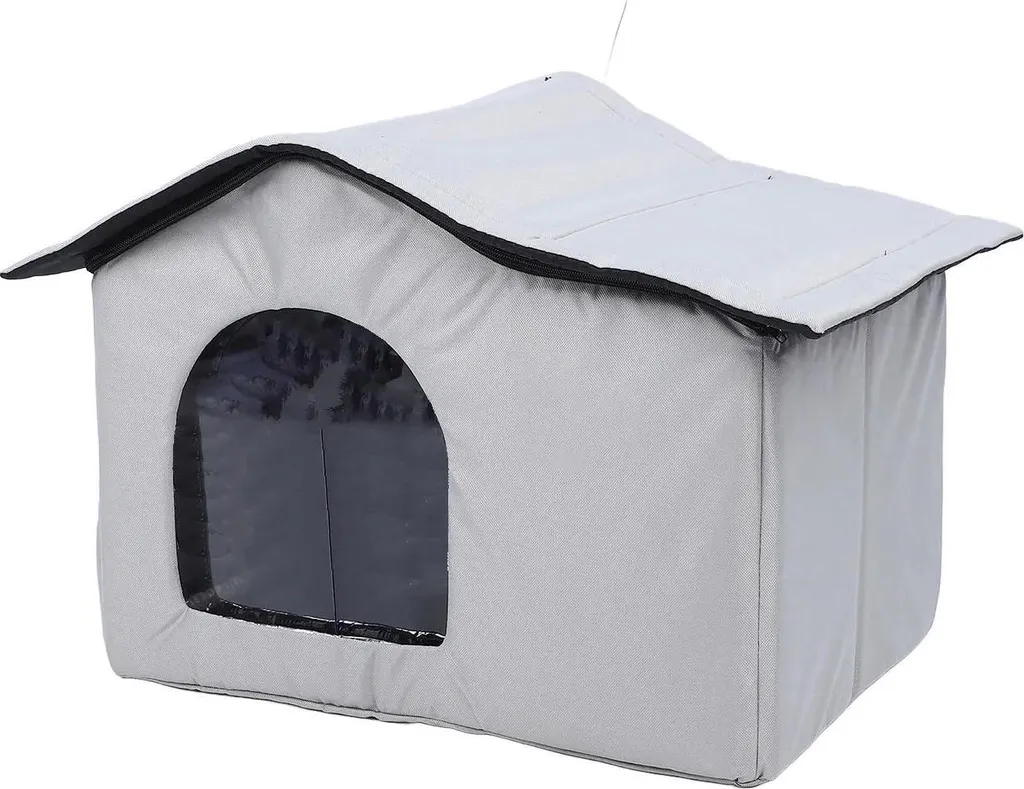 Niche rafraîchissante chat en coton jaune résistant - Accessoire été taille M