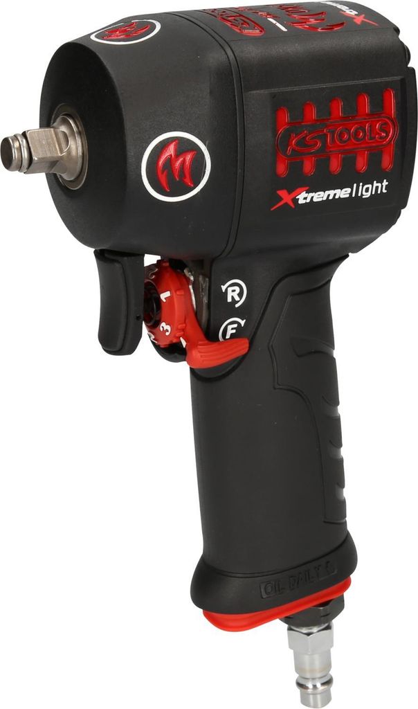 KS TOOLS 3/8" miniMONSTER Xtremelight Hochleistungs-Druckluft-Schlagschrauber 1.390 Nm 515
