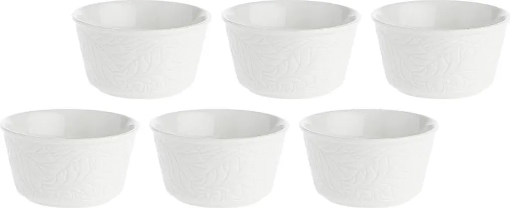 La Porcellana Bianca P004300911Z: Set 6 Ciotole Eleganti per Tavola