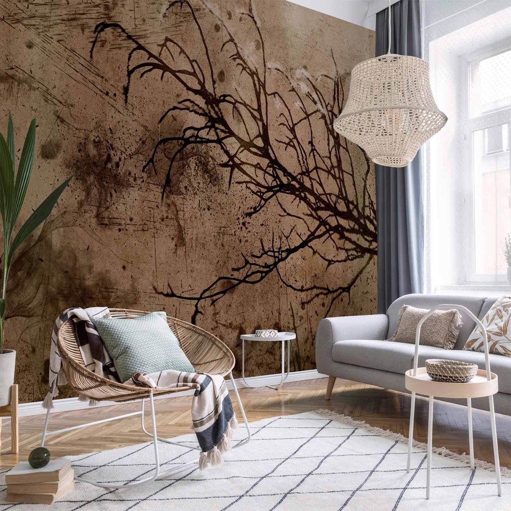 Vlies Fototapete - Rickety Cherry Tree 100x70 cm Abstrakt b-A-0814-a-a