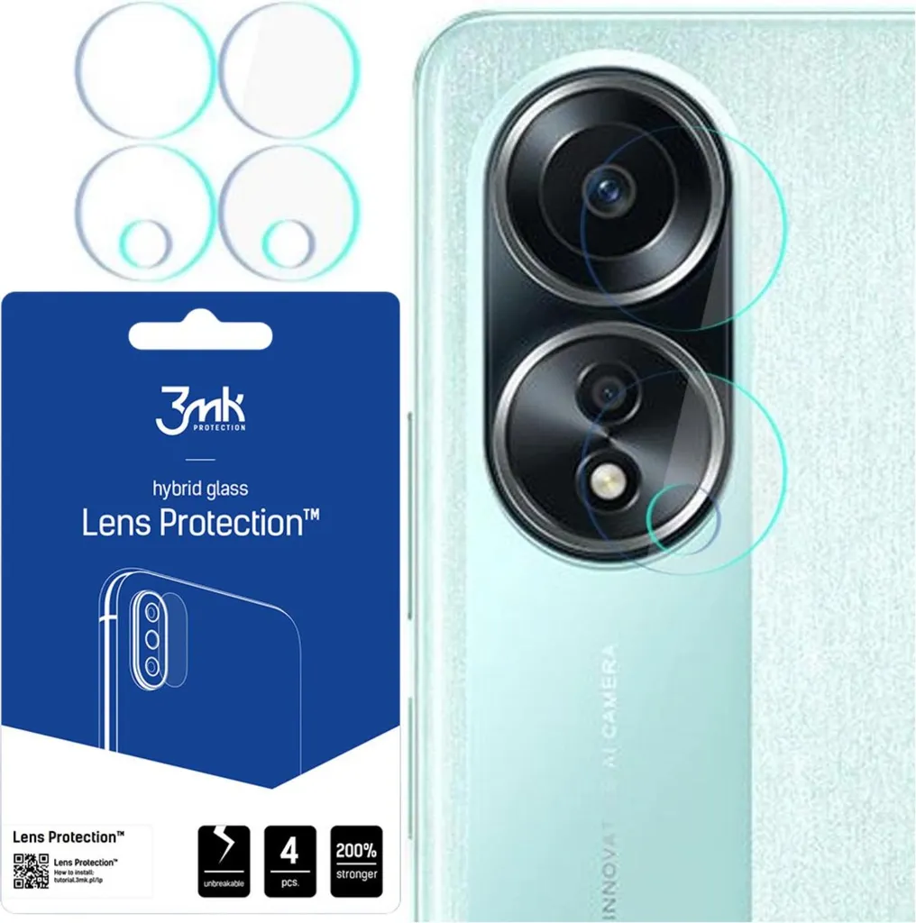 Oppo A58 4G - Protezione lente 3Mk