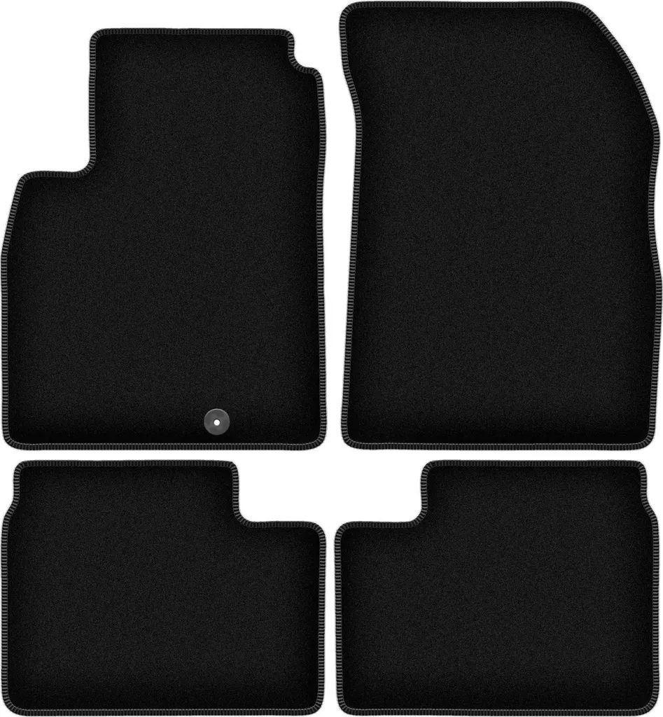 Set Tappeti su Misura Nissan Micra K13: Velluto Tecnico Nero