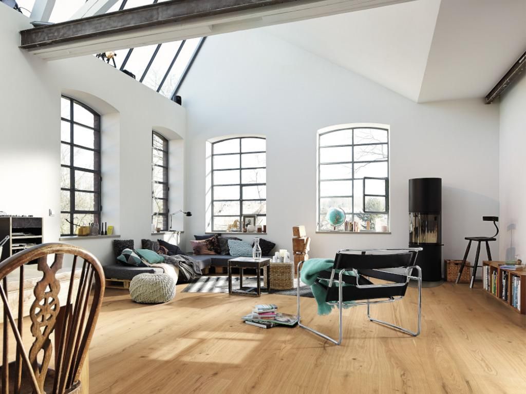 Meister | 2,376 m² | Cremebeige 11mm Stärke 270mm Breite Lindura HD 400 Parkettboden, Eiche Landhausdiele Gebürstet Geölt, XXL Format 2 6m Län...