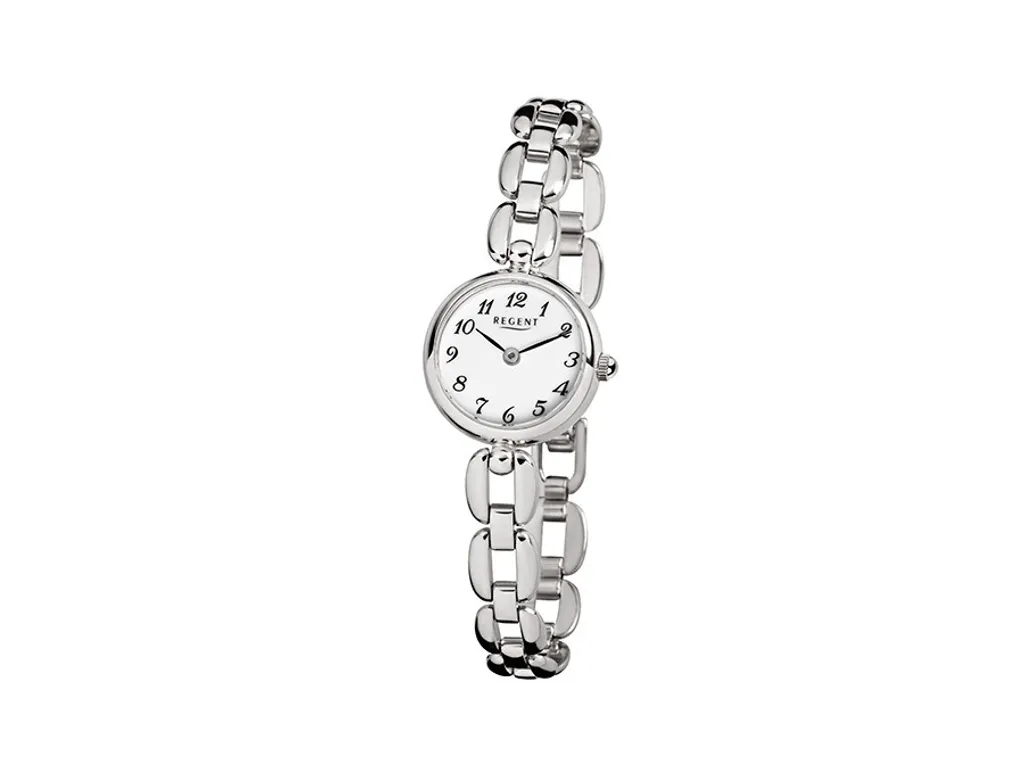 Montre Regent Argent F-802 - Montre à Quartz Analogique pour Femmes