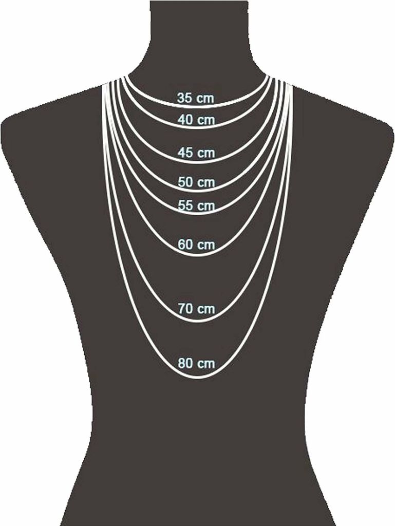 cai Anhänger mit Kette 925/- Sterling Silber 60+5cm weiß Produktbild 