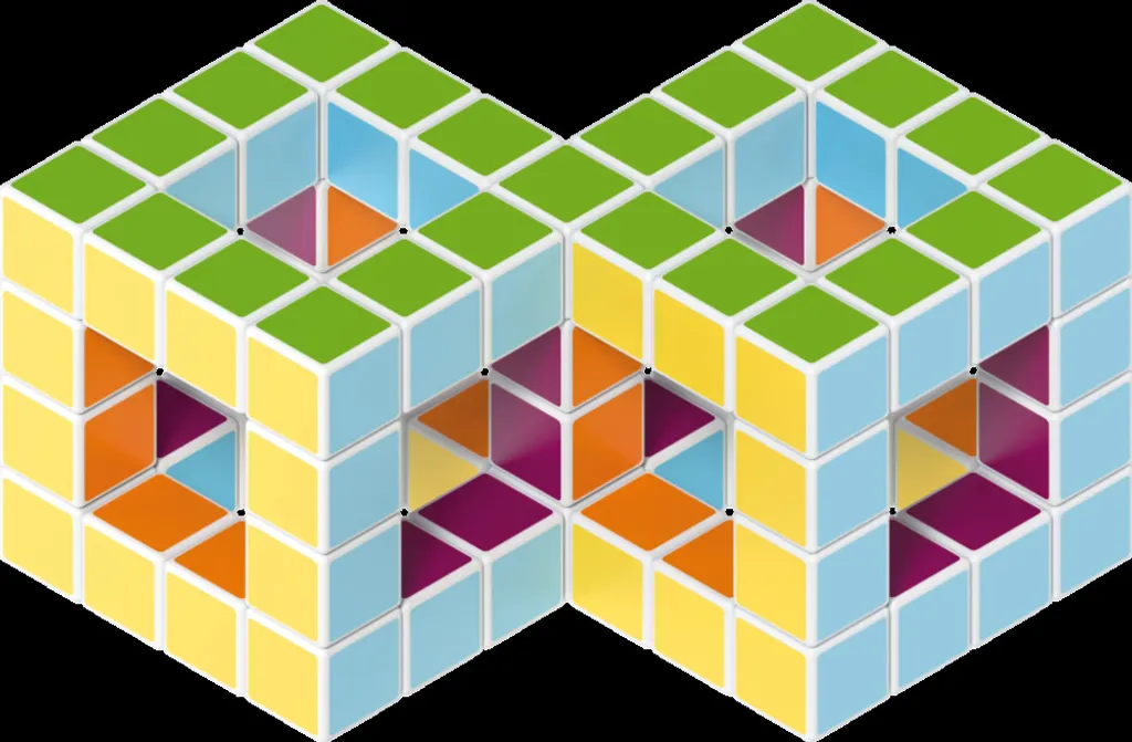 Geomag Magicube 64 cubes : activité créative pour crèche et maison - 16
