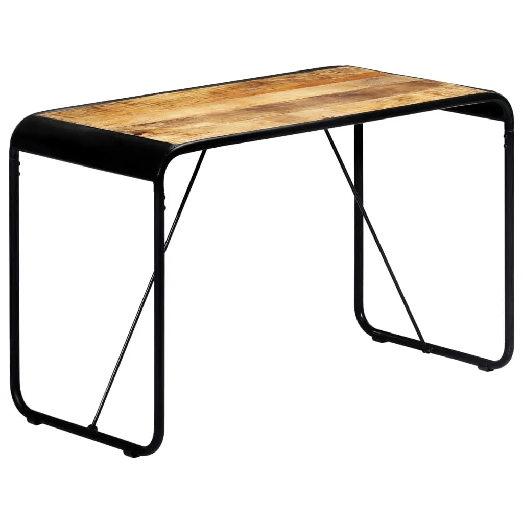 Table de salle à manger compacte et robuste en bois massif de manguier