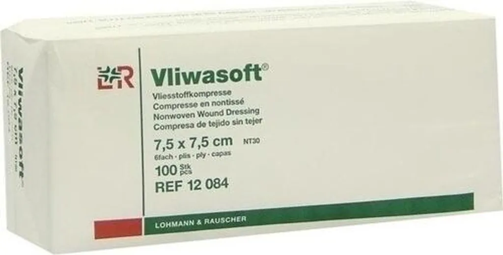 Compresse Vliwasoft TNT 7,5x7,5 cm | 100 pz Morbide per Tutta la Famiglia
